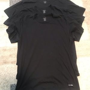 Calvin Klein Black T-Shirt 3pack Size L